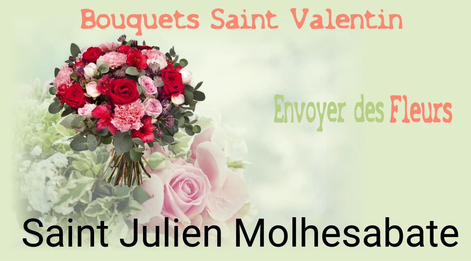 Roses de Saint-Valentin livrées à Saint-Julien-Molhesabate